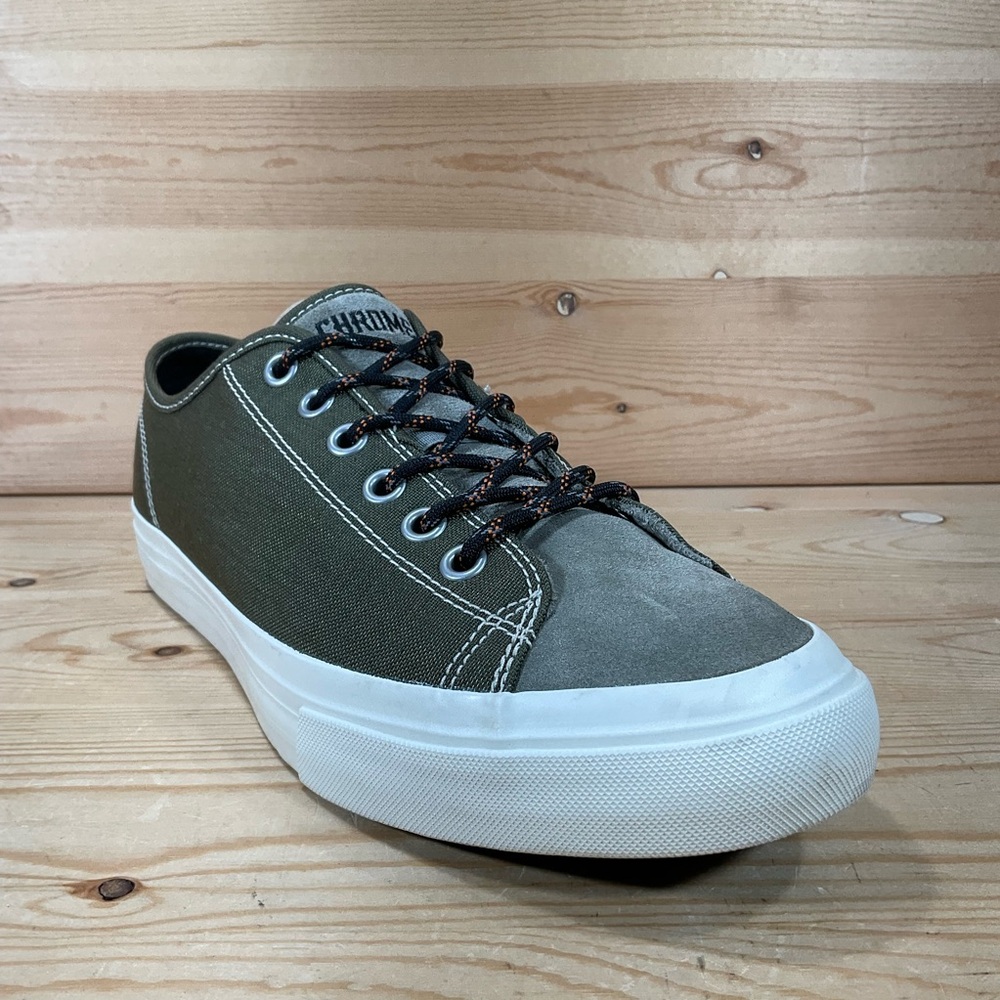 Chrome Industries Kursk AW Shoes Men’s 11.5 Olive Green Suede Canvas Panaracer